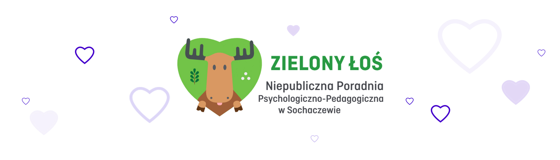 Banner zielony łoś